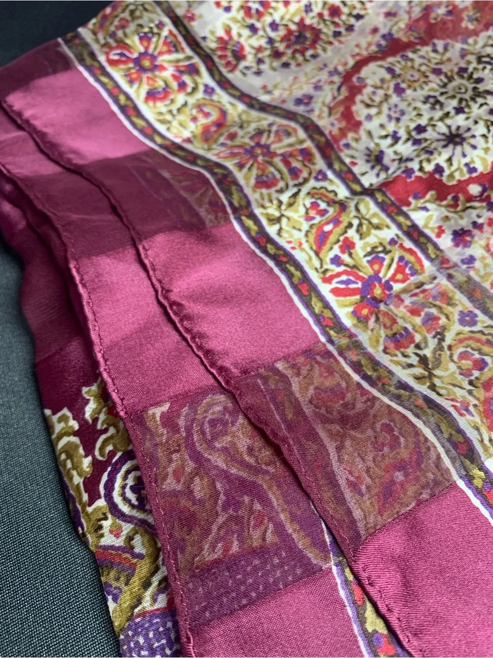 Yves Saint Laurent luxurious silk